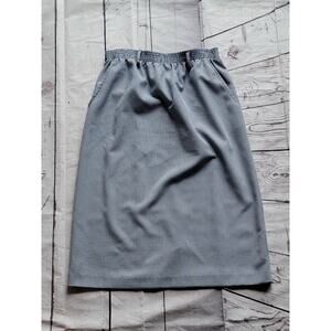 Vintage Cape Cod Sportswear Skirt Blue White Plaid Checkered 12